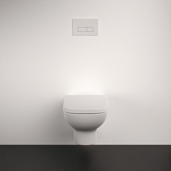 Ideal Standard i.Life A Rimless Wall Hung WC + Soft Close Seat - Image 7
