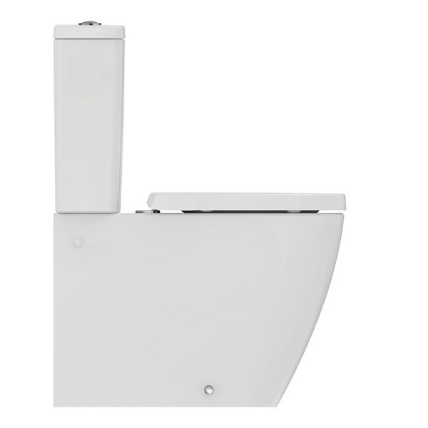 Ideal Standard i.Life S Compact 6/4 Litre Rimless Close Coupled Back To Wall WC + Soft Close Seat - Image 5