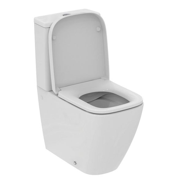 Ideal Standard i.Life S Compact 6/4 Litre Rimless Close Coupled Back To Wall WC + Soft Close Seat - Image 2