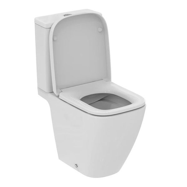 Ideal Standard i.Life S Compact 6/4 Litre Rimless Close Coupled Open Back WC + Soft Close Seat - Image 2