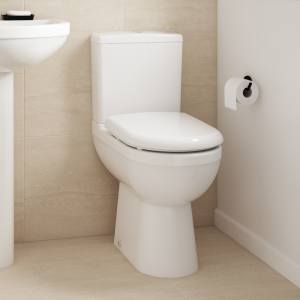 Nuie Ivo Comfort Height Close Coupled Toilet with Soft Close Seat