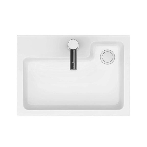 Milan Juno 500 x 360mm Black Wall Hung Vanity Unit - Image 6