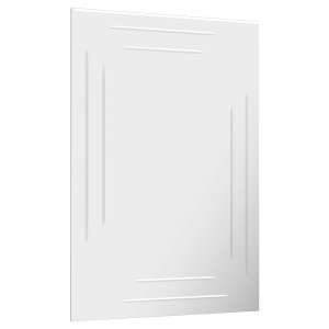 Accents Bevelled 600 x 450mm Edge Rectangular Mirror with Etching
