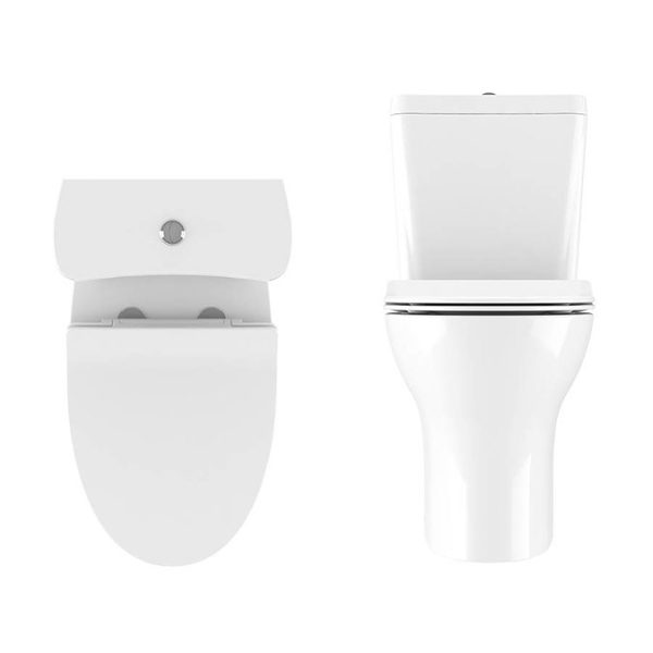 Crosswater Kai Compact Close Coupled Toilet + Soft Close Thin Seat - Image 3