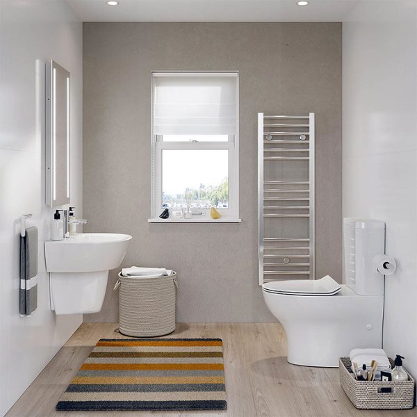 Crosswater Kai Compact Close Coupled Toilet + Soft Close Thin Seat - Image 2