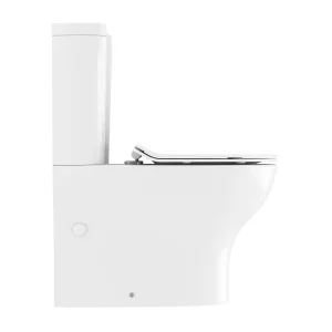 Crosswater Kai Compact Close Coupled Toilet + Soft Close Thin Seat
