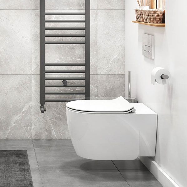 Crosswater Kai X Wall Hung Pan + Soft Close Thin Seat - Image 2