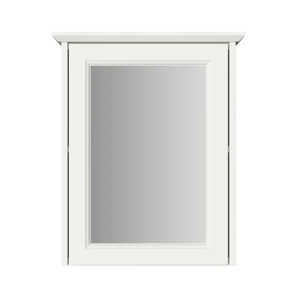 Heritage Caversham Single Door Mirror Wall Cabinet   Chantilly