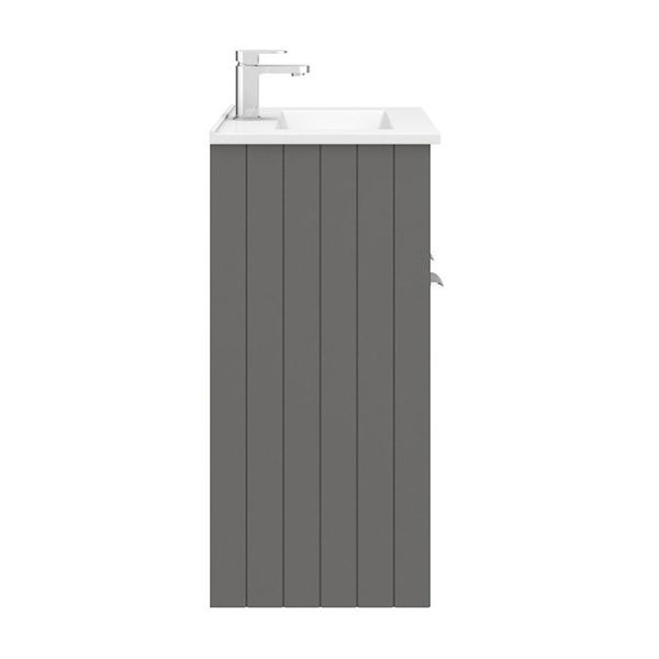 Keswick Grey 620mm Traditional Floorstanding Vanity Unit - Image 5
