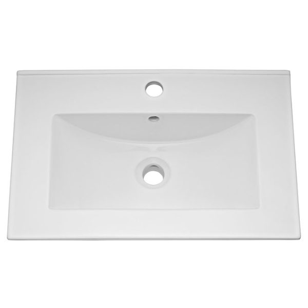 Keswick Grey 620mm Traditional Wall Hung 2 Door Vanity Unit - Image 3