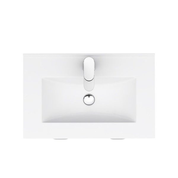 Keswick Grey 620mm Traditional Wall Hung 2 Door Vanity Unit - Image 2