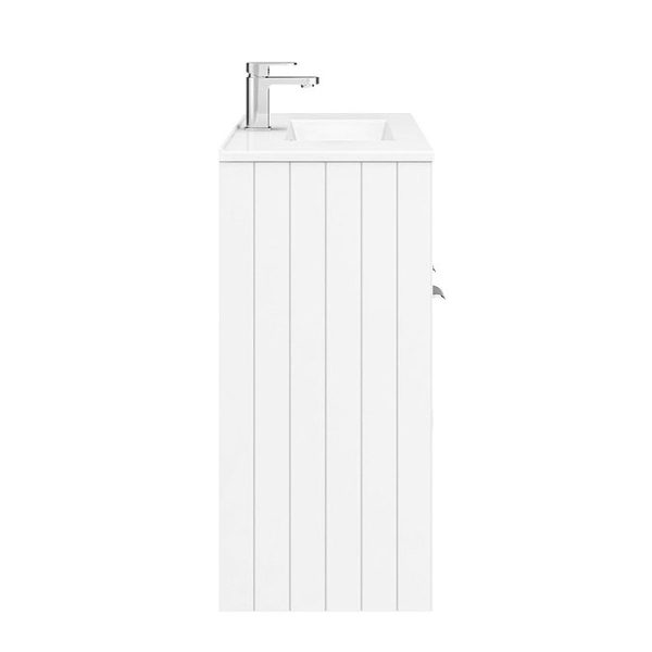 Keswick White 1015mm Traditional Floorstanding Vanity Unit - Image 4