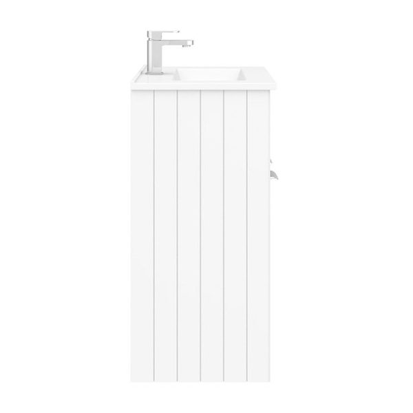 Keswick White 620mm Traditional Floorstanding Vanity Unit - Image 5