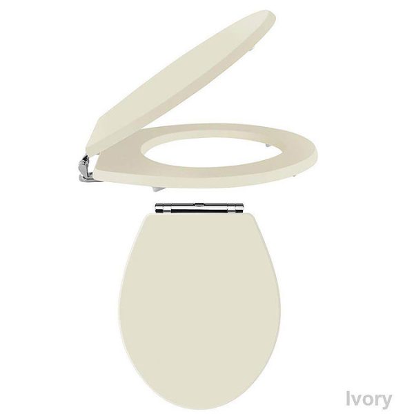 Keswick Traditional Close Coupled Toilet + Soft Close Seat - Image 6