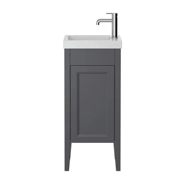 Heritage Caversham Freestanding Cloakroom Vanity Unit   Graphite