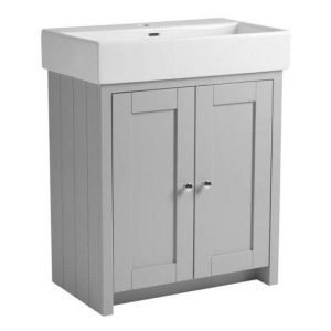 Tavistock Lansdown 700mm Freestanding Unit with Basin   Pebble Grey