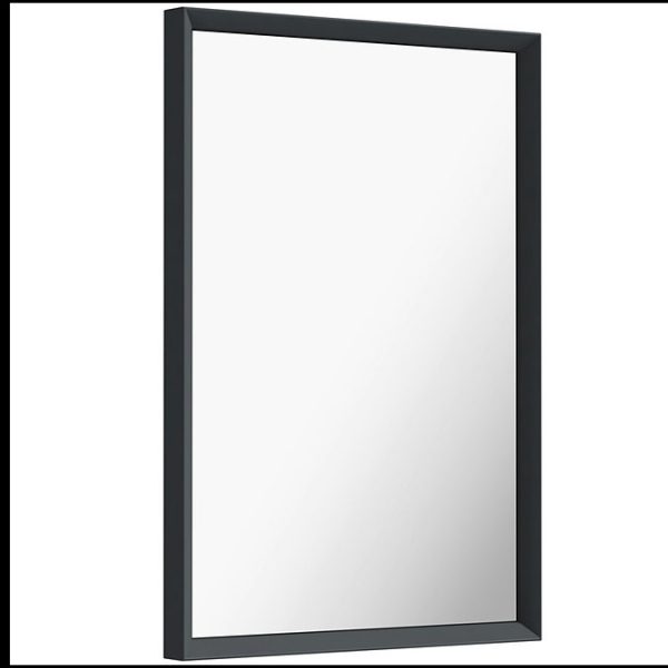 Mode Larsen 800 x 550mm Gloss Grey Bevelled Mirror - Image 4
