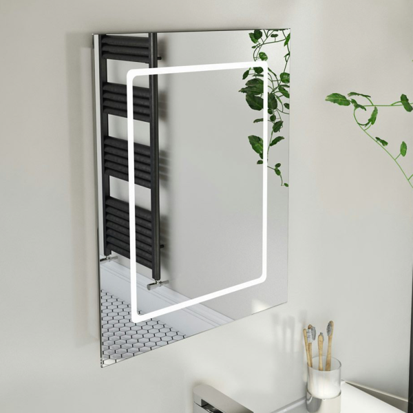 Mode Grayson 500 x 390mm LED Illuminated Mirror with Demister