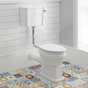 Carlton Low Level Traditional Toilet   Excludes Seat