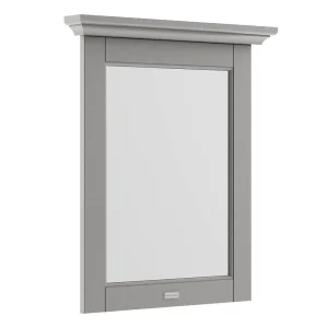 Old London 600mm Flat Mirror   Storm Grey
