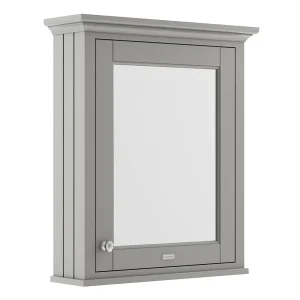 Old London 600mm Mirror Cabinet   Storm Grey