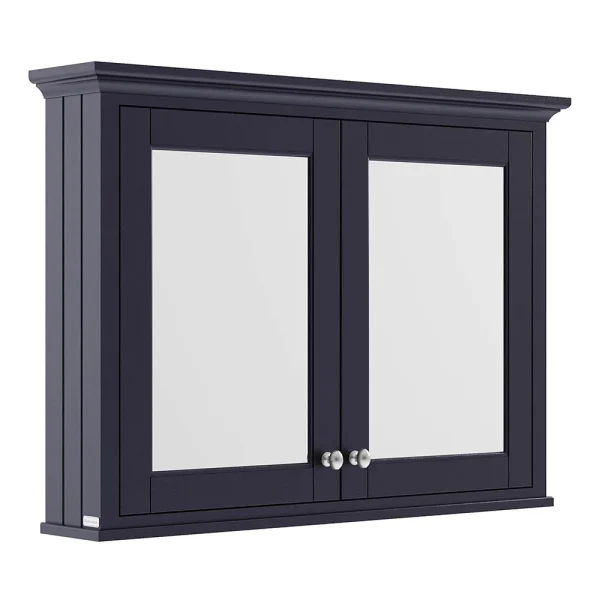 Old London 1050mm Mirror Cabinet   Twilight Blue