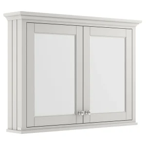 Old London 1050mm Mirror Cabinet   Timeless Sand