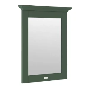 Old London 600mm Flat Mirror   Hunter Green