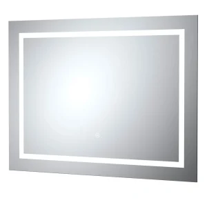 Hudson Reed Prisma 800 x 600mm LED Touch Sensor Mirror with Demister Pad