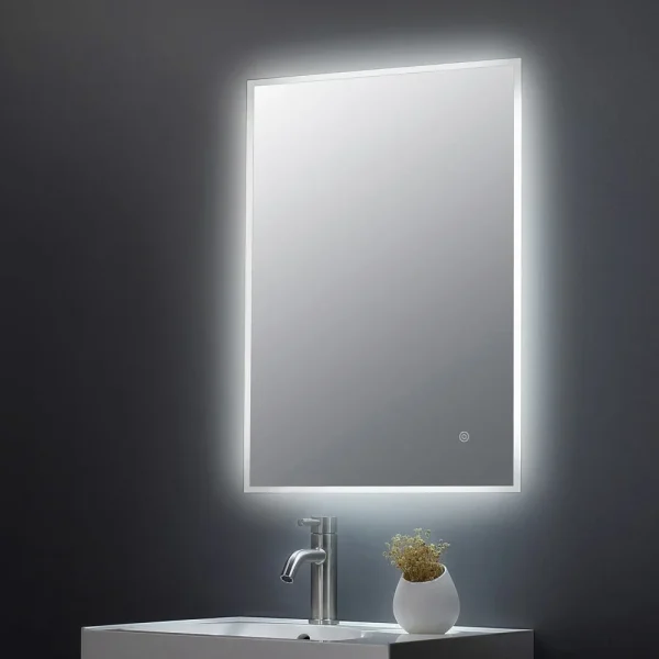 Hudson Reed Leva 500 x 700 Illuminated Mirror w. Touch Sensor