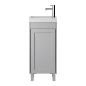 Heritage Lynton Dove Grey Freestanding Cloakroom Vanity Unit