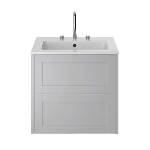 Heritage Lynton Dove Grey 600mm Wall Hung Vanity Unit