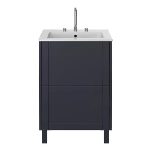 Heritage Lynton Midnight Blue 600mm Freestanding Vanity Unit
