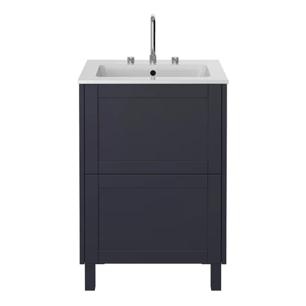 Heritage Lynton Midnight Blue 600mm Freestanding Vanity Unit