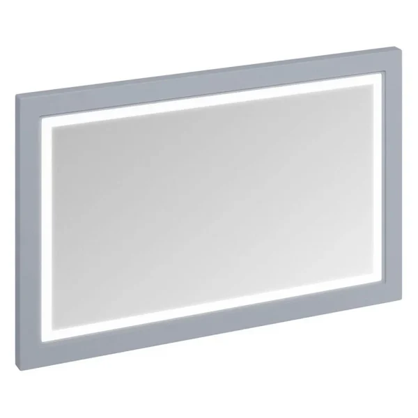 Burlington Framed 120 Mirror with LED Illumination   Classic Grey