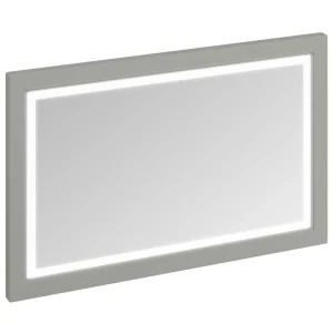 Burlington Framed 120 Mirror with LED Illumination   Dark Olive