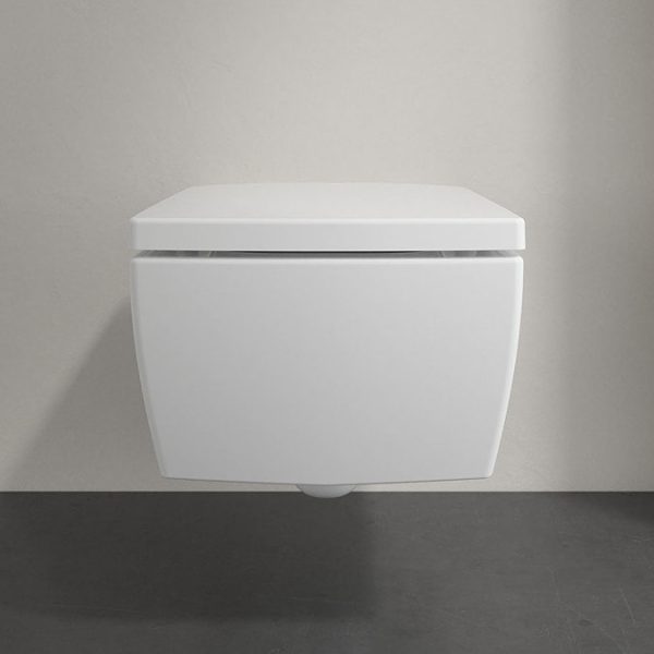 Villeroy and Boch Memento 2.0 DirectFlush Rimless Wall Hung Toilet + Soft Close Seat - Image 2