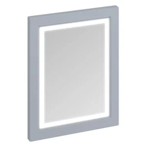 Burlington Framed 60 Mirror with LED Illumination   Classic Grey