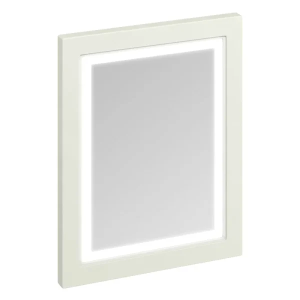 Burlington Framed 60 Mirror with LED Illumination   Sand