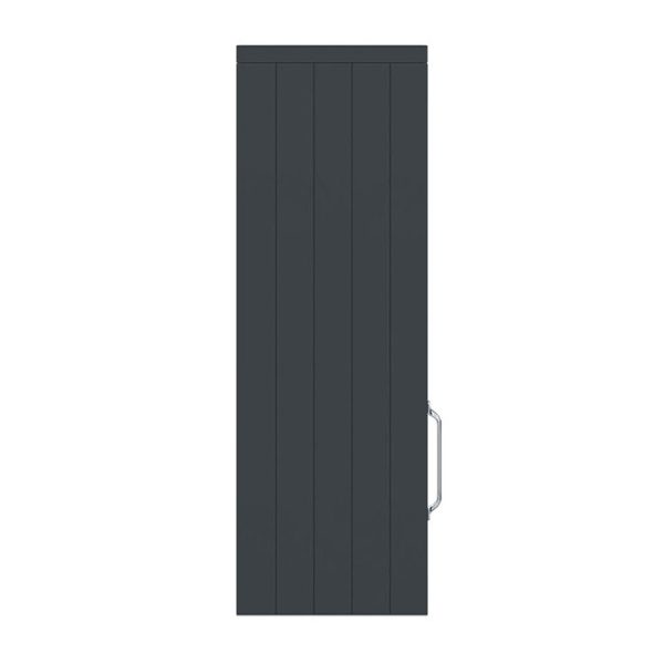 Chatsworth 690mm Graphite 2 Door Mirror Cabinet - Image 2