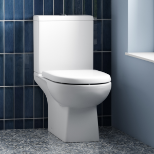 Marina Modern Close Coupled Toilet + Soft Close Seat
