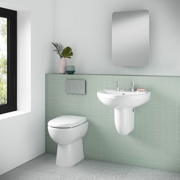 Milton Classic Comfort Height BTW Toilet Pan + Soft Close Seat - Image 4