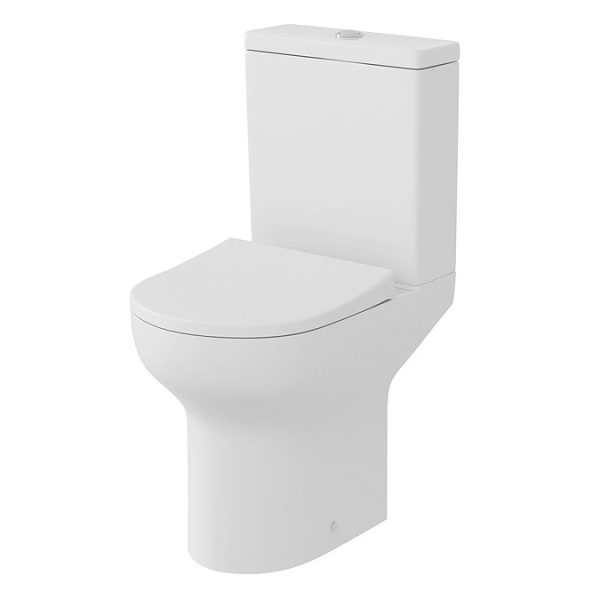 Metro Compact Toilet + Soft Close Seat (555mm Projection) - Image 3