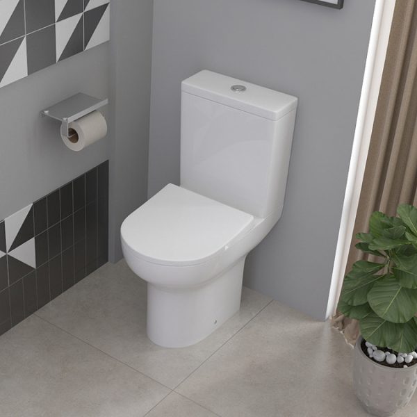 Metro Compact Toilet + Soft Close Seat (555mm Projection) - Image 6