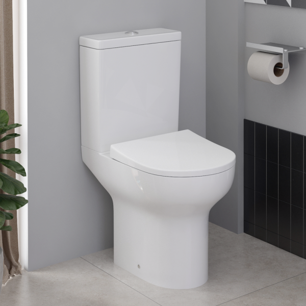 Metro Compact Toilet + Soft Close Seat (555mm Projection)