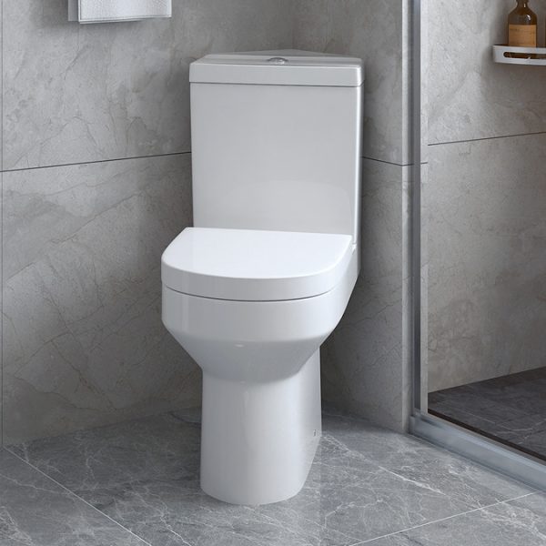 Metro Modern Corner Toilet + Soft Close Seat - Image 2