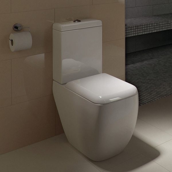 RAK Metropolitan Close Coupled Modern Toilet + Soft Close Seat - Image 3