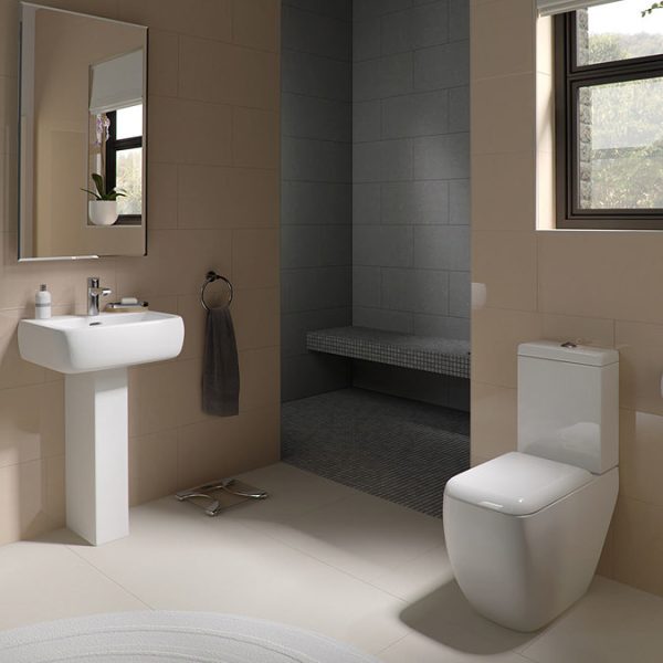 RAK Metropolitan Close Coupled Modern Toilet + Soft Close Seat - Image 2