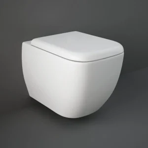 RAK Metropolitan Wall Hung Rimless Pan + Soft Close Seat