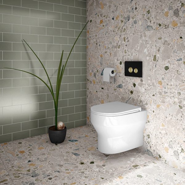 Metro Wall Hung Toilet with Slim Seat - Image 2